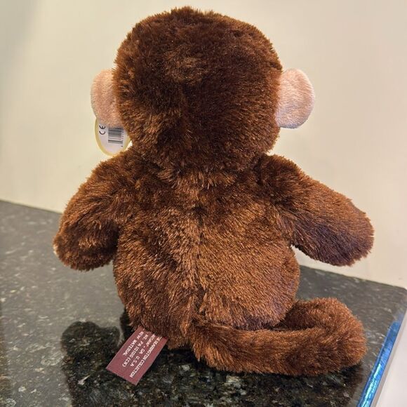 The Bearington Baby Collection Swings Monkey Brown Plush Stuffed Toy 14" - Picture 4 of 11